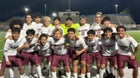 Brandon Eagles Boys Varsity Soccer Winter 25-26 team photo.