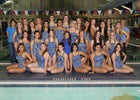 Fife Trojans Girls Varsity Swimming Fall 14-15 team photo.