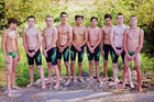 Flagstaff Eagles Girls Varsity Swimming Fall 14-15 team photo.
