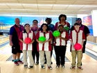 Lake Worth Trojans Boys Varsity Bowling Fall 23-24 team photo.