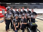 Treasure Coast Titans Boys Varsity Bowling Fall 23-24 team photo.