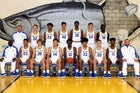 Charlotte Fightin' Tarpons Boys Varsity Basketball Winter 17-18 team photo.