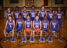 Temple Wildcats Boys Varsity Basketball Winter 17-18 team photo.