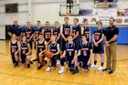 Lighthouse Christian Chargers Boys Varsity Basketball Winter 17-18 team photo.