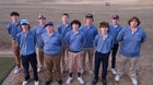 Louisburg Warriors Boys Varsity Golf Spring 24-25 team photo.