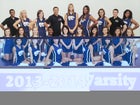 Clovis Wildcats Co-ed Varsity Cheer Fall 13-14 team photo.