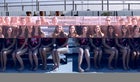 Burroughs Bears Girls Varsity Swimming Spring 13-14 team photo.
