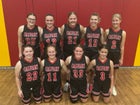 Calvary Christian Academy Conquerors Girls Varsity Basketball Winter 24-25 team photo.