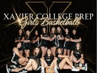Xavier Prep Saints Girls Varsity Basketball Winter 24-25 team photo.
