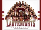 Scranton Knights Girls Varsity Basketball Winter 24-25 team photo.