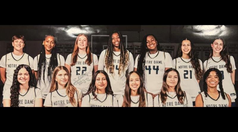notre dame girls basketball roster