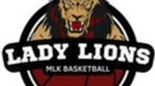 M.L. King Lions Girls Varsity Basketball Winter 24-25 team photo.