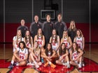 Stevens Point Panthers Girls Varsity Basketball Winter 24-25 team photo.