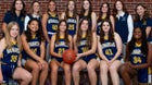 Veritas Academy Monarch Girls Varsity Basketball Winter 24-25 team photo.