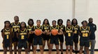Fort Bend Marshall Buffalos Girls Varsity Basketball Winter 24-25 team photo.