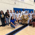Sheridan Rams Girls Varsity Basketball Winter 24-25 team photo.