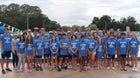 P.K. Yonge Blue Wave Girls Varsity Swimming Fall 24-25 team photo.