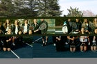 Del Norte Knights Girls Varsity Tennis Spring 13-14 team photo.