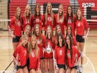 Brimfield Indians Girls Varsity Volleyball Fall 25-26 team photo.