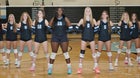 Nature Coast Tech Sharks Girls Varsity Volleyball Fall 25-26 team photo.