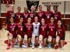 Saint Mary's Panthers Girls Varsity Volleyball Fall 25-26 team photo.