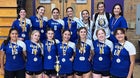 Grady Bronchos Girls Varsity Volleyball Fall 25-26 team photo.