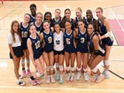 St. Pius X Catholic Golden Lions Girls Varsity Volleyball Fall 25-26 team photo.