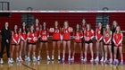 Utica Redskins Girls Varsity Volleyball Fall 25-26 team photo.