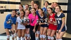 Victor Blue Devils Girls Varsity Volleyball Fall 25-26 team photo.