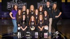 Riverside Christian Academy Knights Girls Varsity Volleyball Fall 25-26 team photo.