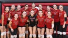 Eleva-Strum Cardinals Girls Varsity Volleyball Fall 25-26 team photo.