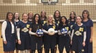 Community Baptist Christian Kings Girls Varsity Volleyball Fall 25-26 team photo.