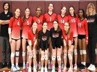 Lancaster Red Devils Girls Varsity Volleyball Fall 25-26 team photo.