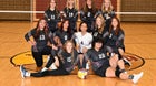 Kim/Branson Mustangs Girls Varsity Volleyball Fall 25-26 team photo.