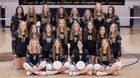 Aquinas Monarchs Girls Varsity Volleyball Fall 25-26 team photo.