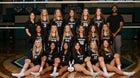 Santiago Sharks Girls Varsity Volleyball Fall 25-26 team photo.