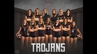 Nampa Christian Trojans Girls Varsity Volleyball Fall 25-26 team photo.