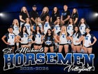 St. Michael's Horsemen Girls Varsity Volleyball Fall 25-26 team photo.