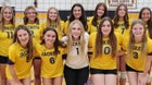 New Athens Yellow Jackets Girls Varsity Volleyball Fall 25-26 team photo.