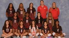 Thornton Fractional South Red Wolves Girls Varsity Volleyball Fall 25-26 team photo.
