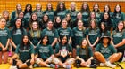 Delta Panthers Girls Varsity Volleyball Fall 25-26 team photo.