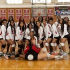 Memphis East Mustangs Girls Varsity Volleyball Fall 25-26 team photo.