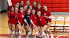 Reading Memorial Rockets Girls Varsity Volleyball Fall 25-26 team photo.
