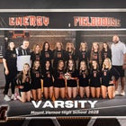 Mt. Vernon Yellowjackets Girls Varsity Volleyball Fall 25-26 team photo.