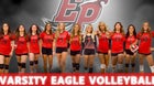 East Prairie Eagles Girls Varsity Volleyball Fall 25-26 team photo.