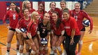 Walsingham Academy Trojans Girls Varsity Volleyball Fall 25-26 team photo.