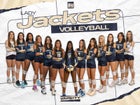 Thomas County Central Yellow Jackets Girls Varsity Volleyball Fall 25-26 team photo.