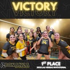 Bonanza Bengals Girls Varsity Volleyball Fall 25-26 team photo.