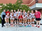 Wauwatosa East Red Raiders Girls Varsity Volleyball Fall 25-26 team photo.