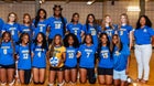 Lincoln College Prep Blue Tigers Girls Varsity Volleyball Fall 25-26 team photo.